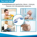 Ver imagem 4 de Alça Barra de Apoio Ventosa Kit 2 Und Portatil Suporte Acessibilidade Idoso Gestante Deficiente