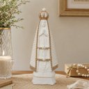Ver imagem 2 de Nossa Senhora Aparecida Branca com Pérolas