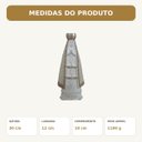 Ver imagem 4 de Nossa Senhora Aparecida Branca com Pérolas