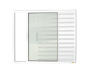 Ver imagem 1 de Veneziana Alumínio Confort 3F.120 x 150 V.Liso Branco Brimak