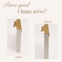 Ver imagem 6 de Kit 10 Puxadores para Porta Gaveta Armário Moderno 300mm - Ouro