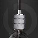 Ver imagem 2 de Pendente Taschibra Dot Metal Rock E27 Bivolt Cromado