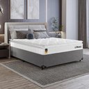 Ver imagem 6 de Cama Box Viúva Cinza + Colchão Life D33 Pillow Top Branco 56x128x188cm - e-Shop Casa