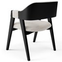 Ver imagem 7 de Kit 04 Cadeiras para Sala de Jantar e Estar Living Estofada Suran L02 Preto Bouclê Cru - Lyam Lyam D