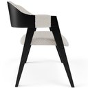 Ver imagem 6 de Kit 04 Cadeiras para Sala de Jantar e Estar Living Estofada Suran L02 Preto Bouclê Cru - Lyam Lyam D