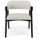 Ver imagem 3 de Kit 04 Cadeiras para Sala de Jantar e Estar Living Estofada Suran L02 Preto Bouclê Cru - Lyam Lyam D