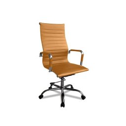 Cadeira Giratória Presidente Charles Eames Esteirinha Bege - 2