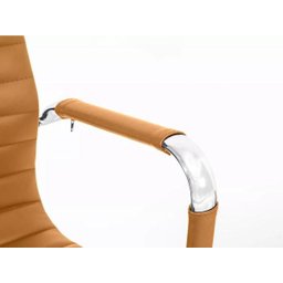 Cadeira Giratória Presidente Charles Eames Esteirinha Bege - 3