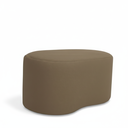 Ver imagem 2 de Puff Feijão Curvo Orgânico Redondo Sala Confortável Moderno Suede:capuccino