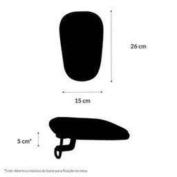 Apoio Ergonômico Magnético para Antebraço Reliza - 4