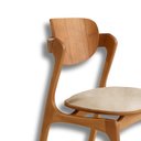 Ver imagem 6 de Conjunto com 2 Cadeiras em Madeira Celeste Gold Marrom/Off White/Imbuia