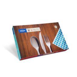 Faqueiro 90 Peças Lyon Brinox Inox - 1