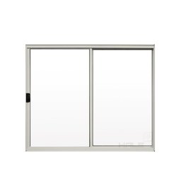 Janela de Correr 2 Folhas S/ Grade Aluminio Brilhante 1.00 X 1.50 Linha Modular - Hale - 1