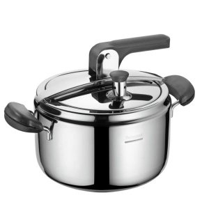Panela de Pressão 5 Litros Barazzoni Aço Inox