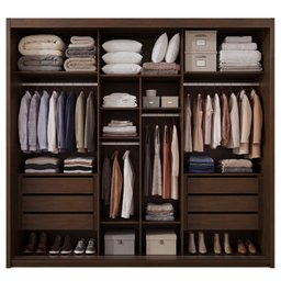 Guarda Roupa Casal 3 Portas de Correr 6 Gavetas Palissy Frisado Mdf - 3 Guarda Roupa Casal 3 Portas de Correr 6 Gavetas Palissy Frisado Mdf - 3