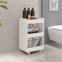 Ver imagem 6 de Mesa Auxiliar Manícure Pedicure Bancada Apoio Clínica Estética Porta Esmalte Salão Beleza Miriam