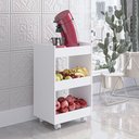 Ver imagem 5 de Mesa Auxiliar Manícure Pedicure Bancada Apoio Clínica Estética Porta Esmalte Salão Beleza Miriam