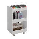 Ver imagem 2 de Mesa Auxiliar Manícure Pedicure Bancada Apoio Clínica Estética Porta Esmalte Salão Beleza Miriam