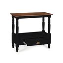 Ver imagem 2 de Bancada Aparador para Banheiro 1 Gaveta Dália 3063 Linz Móveis - Preto/imbuia Glazer