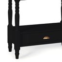 Ver imagem 3 de Bancada Aparador para Banheiro 1 Gaveta Dália 3063 Linz Móveis - Preto/imbuia Glazer