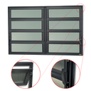 Ver imagem 3 de Basculante Alumínio 2 Seções 80 x 240 Elite V.Boreal Preto Brimak