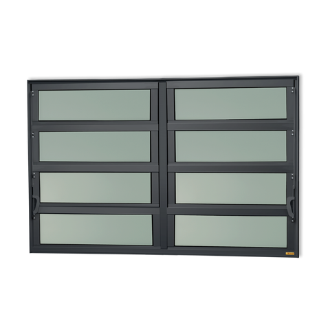 Basculante Alumínio 2 Seções 80 x 240 Elite V.Boreal Preto Brimak