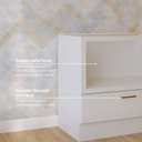 Ver imagem 6 de Balcão Planejado com Nicho para Forno sem Tampo Marselha CabeCasa MadeiraOriginals Branco