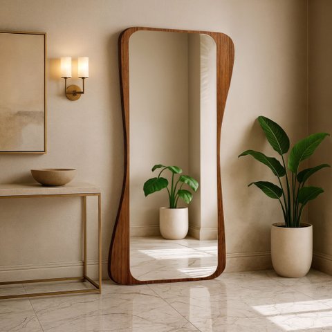 Espelho Moldurado MDF Cinamomo Encanto
