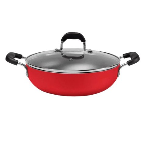 Panela Wok de Aluminio Safron 28 cm