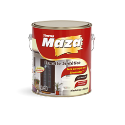 Tinta Esmalte Sintético Maza 900ml C/28 Cores Colorado - 1