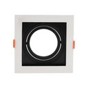 Ver imagem 1 de Spot de Embutir Face Recuada Direcionável Ar70 Branco e Preto Ds2434 Delis