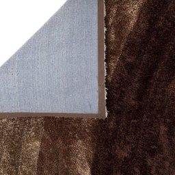 Tapete Shaggy 3D Onda Cor 02 Marrom 1 - 2