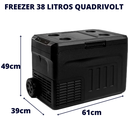 Ver imagem 3 de Freezer e Geladeira Portátil 38 Litros Quadrivolt