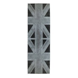 Tapete Quarto Sala Retangular para Decoração Cinza 67x2 - 1