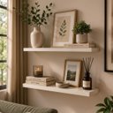 Ver imagem 1 de Kit de 2 Prateleiras 80cm MDF Branco - On Móveis