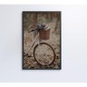 Quadro Bicicleta Branca 120x80 Cm Adesivo Fotográfico - 2