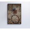 Quadro Bicicleta Branca 120x80 Cm Adesivo Fotográfico - 1
