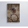 Quadro Bicicleta Branca 120x80 Cm Adesivo Fotográfico - 6