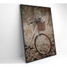Quadro Bicicleta Branca 120x80 Cm Adesivo Fotográfico - 3