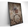 Quadro Bicicleta Branca 120x80 Cm Adesivo Fotográfico - 4