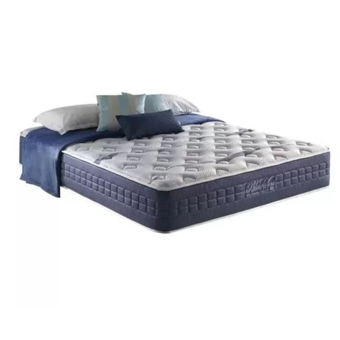 Colchão Queen Anjos do Brasil Size com Molas Ensacadas e Espuma Visco Gel Blue Sea 158x198x31