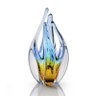 Escultura em Cristal Murano Água Marinha 23cm - São Marcos - 1