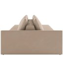Ver imagem 6 de Sofá Ilha Modular para Sala 232cm com Puff Dublin K01 Veludo Bege - Lyam Decor