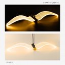 Ver imagem 2 de Pendente Passáro 3k Led Integrado Preto+dourado Bivolt Yoe