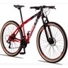 Bicicleta MTB SX Ride Aro 29 Quadro 17 com 21 Marchas Freio Mecânico Vermelho Preto - Dropp - 1