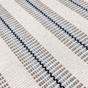 Ver mais imagens de Tapete para Sala Quarto 2,00 X 2,50m Artesanal Cru Listrado Bege Rústico Antiderrapante