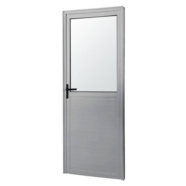 Porta de Alumínio com Vidro Mini Boreal Sólida Mgm 210 x 70cm - 1