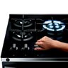 Fogão Brastemp 5 Bocas Preto com Mesa de Vidro e Turbo Chama - Bfs5Vce - 9
