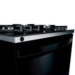 Fogão Brastemp 5 Bocas Preto com Mesa de Vidro e Turbo Chama - Bfs5Vce - 8