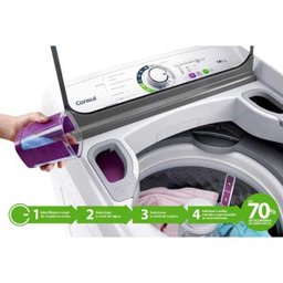 Máquina de Lavar Consul 14Kg branca com Dosagem Extra Econômica e Ciclo Edredom - CWH14AB - 13 Máquina de Lavar Consul 14Kg branca com Dosagem Extra Econômica e Ciclo Edredom - CWH14AB - 13